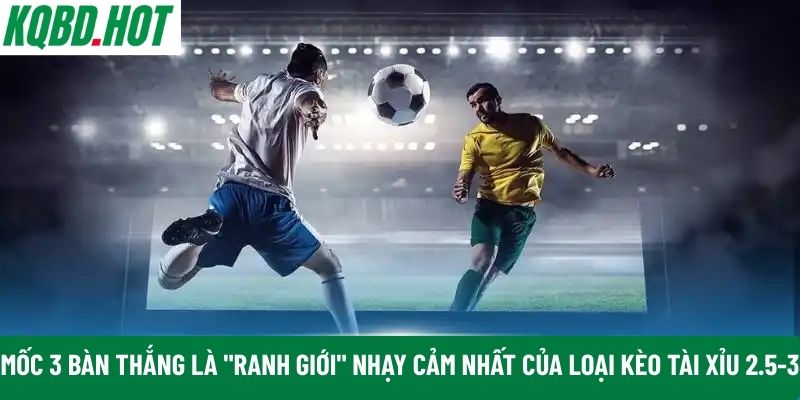  loại kèo tài xỉu 2.5-3